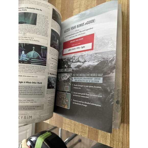 Paperback Elder Scrolls V: Skyrim Legendary Edition Game Guide - No Map - Picture 10 of 15